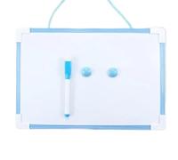 Tableau blanc mural effaçable à sec, tableau d'écriture, tableau blanc magnétique portable à suspendre au mur(Blue)