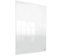 Nobo - Mini Tableau Transparent Effaçable en Acrylique pour Bureau, Facile à Effacer, 600 x 450 mm, Feutre Marqueur et Fixations Murales Inclus, 1915618