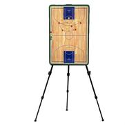 Tableau blanc pour entraîneur de basket-ball, presse-papiers pour entraîneurs, double face, avec sac de rangement, pour compétition ou cours scolaires (grand)