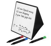 Tableau Blanc Pour - Panneau De Bureau Magnétique Double Face, Mini-panneau Blanc Réutilisable Effacable, Chevalet Pliable De Table | Conseil D'écriture Éducative Pour Salle De Classe Pour La