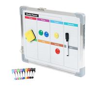 Relaxdays Tableau blanc avec kit