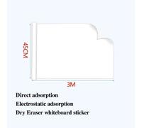 Tableau Blanc Réutilisable Adhérant Aux Murs,Facile À Appliquer Et À Enlever,Effaceur À Sec,Largeur 45cm - Type 45cm-3m