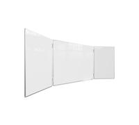 Tableau Blanc Scolaire Type Triptyque avec Cadre en Aluminium 120×180//360 cm