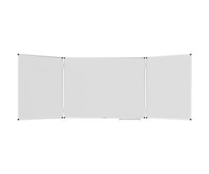 Tableau blanc UNITE PLUS triptyque - 2 volets - surface magnétique - 900X2400 Legamaster
