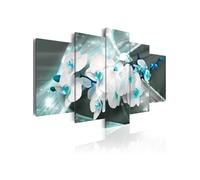 Tableau Blue Poetry-Taille L 100 x H 50 cm