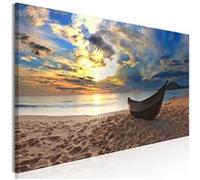 Tableau - Boat on the Beach (1 Part) Narrow - 120x40 Artgeist (1567)