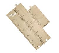 Tableau Bois pour Adhésif en Chambre Mural Croissance de Garçon et Filles | Règle de Hauteur, Suivi Croissance, Décoration Beige, Outil Éducatif, Format Mural Pratique