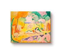 Tableau « Bonheur de Vivre » par Henri Matisse - Impression sur toile de haute qualité - Art fauvisme pour décorer votre espace