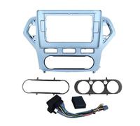 Tableau Bord Adaptateur Façade 9 Pouces avec Boîtier Décodeur Canbus Autoradio 2DIN pour Mondeo 2006-2010(Frame Cable Canbus S)