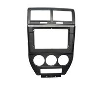 Tableau Bord Cadre Façade Radio 2 Din 10,1 Pouces pour Compass pour Patriot 2007-2009 Kit Montage GPS Mp5 pour Tableau Bord