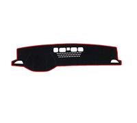 Tableau Bord Couverture Couverture De Tableau De Bord Tapis De Tableau De Bord pour Skoda pour Superbe 3 B8 3V 2016 2017 2018 2019 2020 MK3 Protection Éviter Tapis Léger(Red Side,Flanelle)