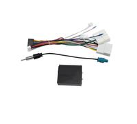 Tableau Bord Façade D'autoradio pour Smart pour Fortwo C453 A453 W453 2014-2020 Panneau Stéréo 9 Pouces 1DIN Câble d'alimentation CANbus(Câble Canbus)