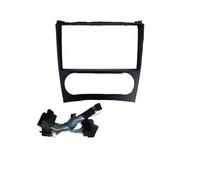 Tableau Bord Faisceau Câbles d'alimentation Panneau Stéréo 9 Pouces Cadre Radio pour Mercedes pour Benz Classe C W203 CLC CLK W209(Câble de Cadre Canbus)