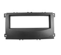 Tableau Bord Kit D'installation Panneau Façade Autoradio DVD 1DIN pour Mondeo C-Max pour Kuga pour Focus(Noir)