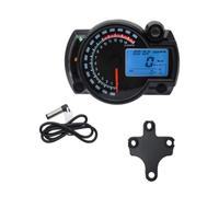 Tableau Bord Numérique Compteur De Vitesse Numérique Universel pour Moto, 7 Couleurs, Tableau Bord RX2N, Odomètre, Instrument Réglable, Max 299 KM/H