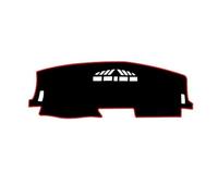 Tableau Bord Voiture Compatible avec Audi pour A4 B6 B7 2002 2003 2004 2005 2006 2007 2008 Couverture De Tableau Bord Voiture Tapis Pare-Soleil Protéger(Left Hand Drive,Black Red Edge)