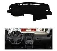 Tableau Bord Voiture Couvre Tapis pour VW pour Polo pour Berline pour Vento pour MK5 pour 6R 2009-2017 Couverture Tableau Bord Voiture Tapis Tableau Bord Tapis Bord Tapis Bord(Le Noir)