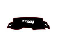 Tableau Bord Voiture Pad Compatible avec Audi pour A4 A4L B8 2009-2014 2015 2016 Housse De Tableau Bord Protection Pad Pare-Soleil Voiture Tapis Intérieur(Left Hand Drive,Black Red Edge)