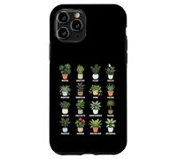Tableau botanique des Plantes d'intérieur en Pots Coque pour iPhone 11 Pro