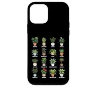 Tableau botanique des Plantes d'intérieur en Pots Coque pour iPhone 12 Mini