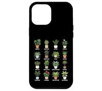 Tableau botanique des Plantes d'intérieur en Pots Coque pour iPhone 12 Pro Max