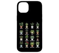 Tableau botanique des Plantes d'intérieur en Pots Coque pour iPhone 14 Plus