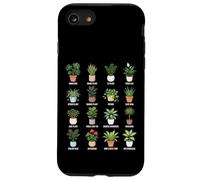 Tableau botanique des Plantes d'intérieur en Pots Coque pour iPhone SE (2020) / 7/8