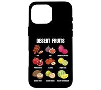 Tableau botanique des Types de Fruits du désert Coque pour iPhone 16 Pro Max