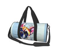 Tableau Bouledogue Français, Sac de Voyage de Grande capacité, Sac à Main Rond, Sac de Voyage de Sport, fourre-Tout, Sac de Fitness