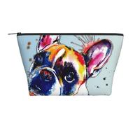 Tableau Bouledogue Français, Trousse de Toilette Trousse de Maquillage Sac à cosmétiques Trousse de Toilette de Voyage Portable