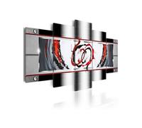 Tableau Breath of platinum-Taille L 200 x H 100 cm Imprimé