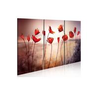Tableau Bright red poppies-Taille L 60 x H 40 cm