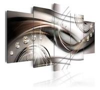 Tableau Brown Glitter-Taille L 100 x H 50 cm Imprimé G