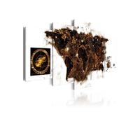 Tableau Brown map-Taille L 200 x H 100 cm