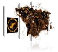 Tableau Brown map-Taille L 200 x H 100 cm