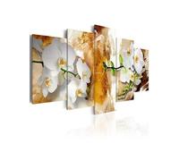 Tableau Brown Paint and Orchid-Taille L 200 x H 100 cm