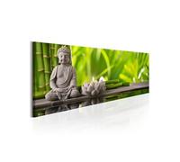 Tableau Buddha: Meditation-Taille L 135 x H 45 cm