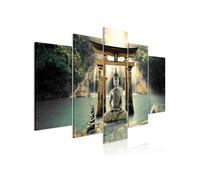 Tableau - Buddha Smile (5 Parts) Wide - 100x50 Artgeist (1739) Multicolore G