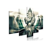 Tableau - Buddha Style (5 Parts) Green Wide - 100x50 Artgeist (1750) G