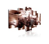 Tableau Burgundy New York-Taille L 200 x H 100 cm