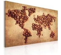 Tableau Cafés du monde-Taille L 90 x H 60 cm Imprimé G