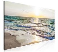 Tableau - Calm Waves (1 Part) Narrow Grey - 120x40 Artgeist (1877)