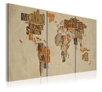 Tableau Carte pleine d'aventures-Taille L 60 x H 30 cm Imprimé G