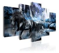 Tableau Cascade bleue-Taille L 100 x H 50 cm Imprimé G