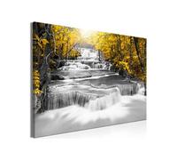 Artgeist - Tableau - Cascade of Thoughts (1 Part) Wide Yellow 90 x 60 cm NC G