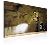 Tableau Non renseigné Tableau Cave Painting by Banksy-Taille L 90 x H 60 cm
