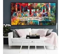 Tableau célèbre La Cène, grande affiche, décoration de maison, chambre à coucher, salon, cadre 30 x 60 cm