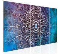 Tableau Center (5 Parts) Narrow Blue-Taille L 225 x H 90 cm Imprimé G