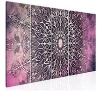 Tableau Center (5 Parts) Narrow Pink-Taille L 225 x H 90 cm Imprimé G