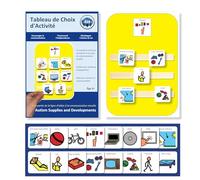 Tableau Choix d'Activités Autisme, Communication Non-Verbale CAA (Français)